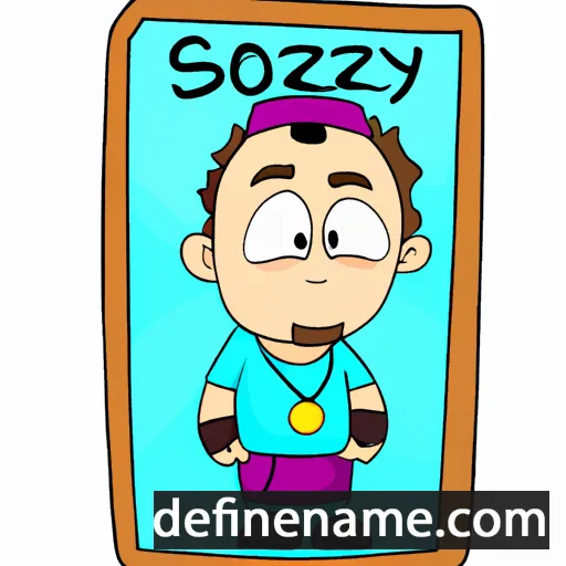 cartoon of the name Sozyr