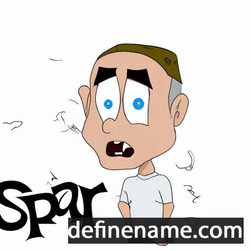 Spár cartoon