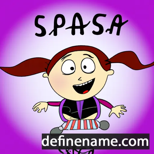 cartoon of the name Spaska