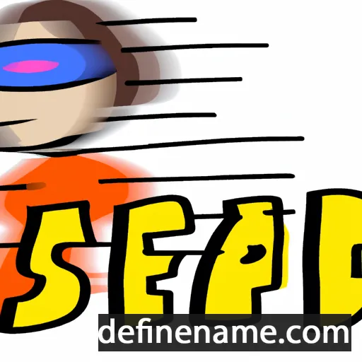 cartoon of the name Speed