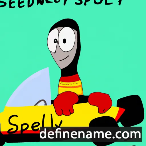 Speedwelly cartoon