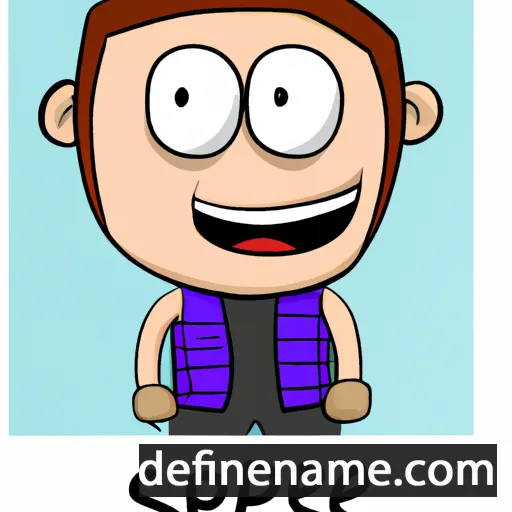 cartoon of the name Spence