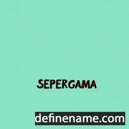 cartoon of the name Sperancia