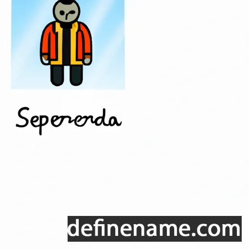 cartoon of the name Sperandia