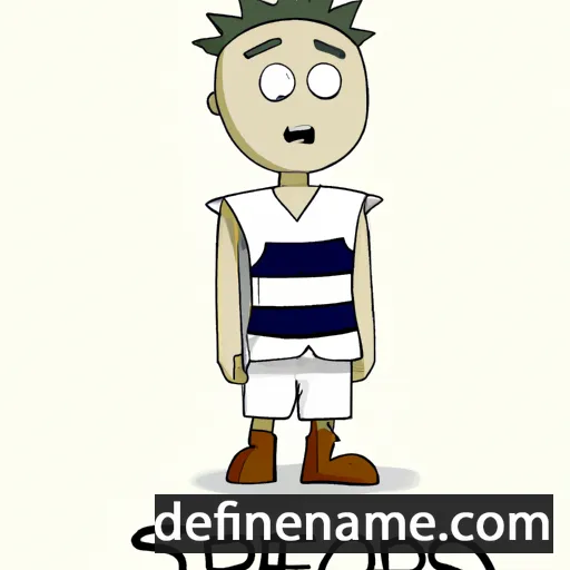 cartoon of the name Speros