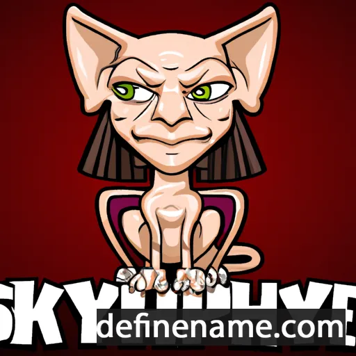 Sphynx cartoon