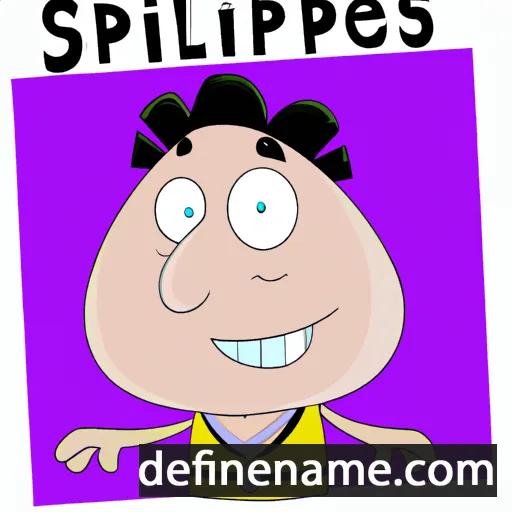 cartoon of the name Spilios