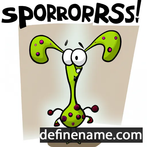 cartoon of the name Sporus