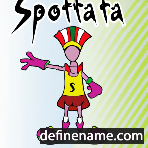 cartoon of the name Sprota