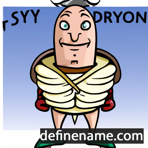 cartoon of the name Spyrydon