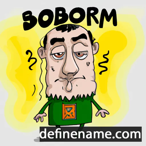 cartoon of the name Srbomir