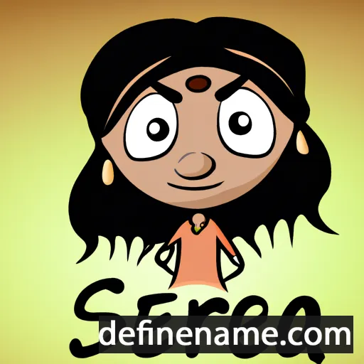 Sreeja cartoon