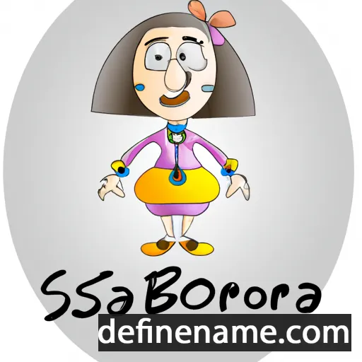 cartoon of the name Srobona