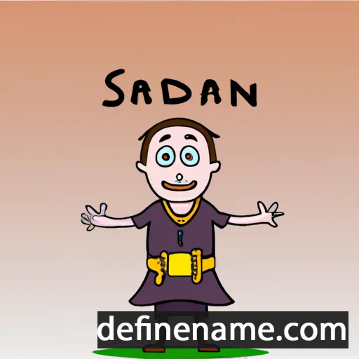 cartoon of the name Srðan