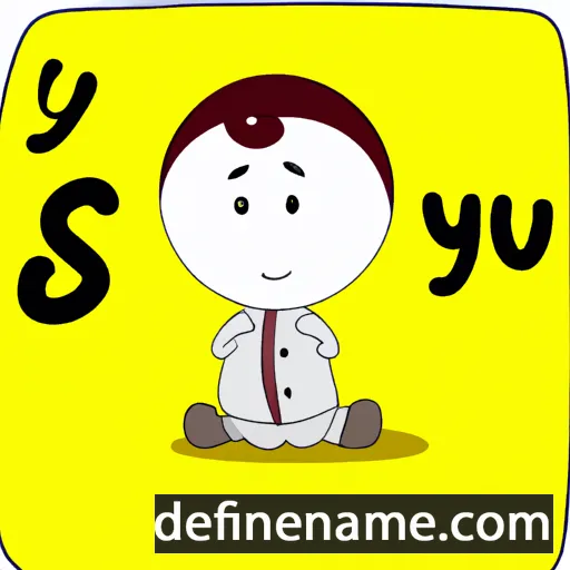 cartoon of the name Ssynuo