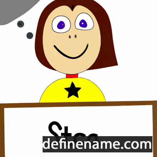 cartoon of the name Stãca