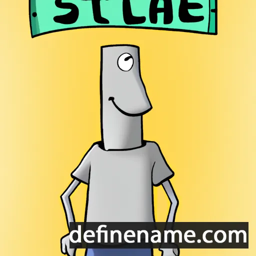 cartoon of the name Stål