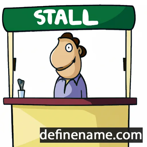 Stall cartoon