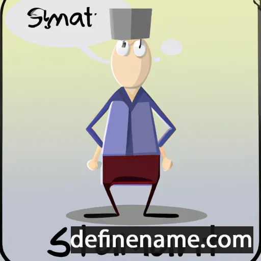 cartoon of the name Stamat