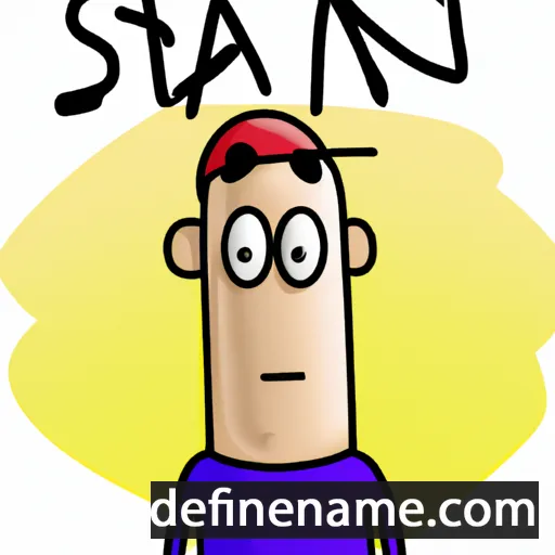 cartoon of the name Stan