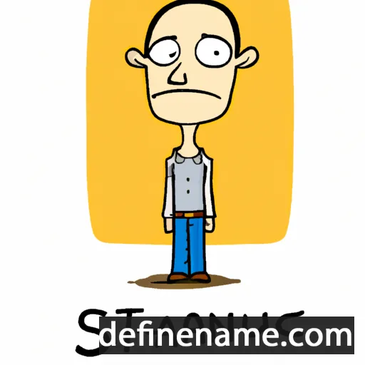 cartoon of the name Stanciu