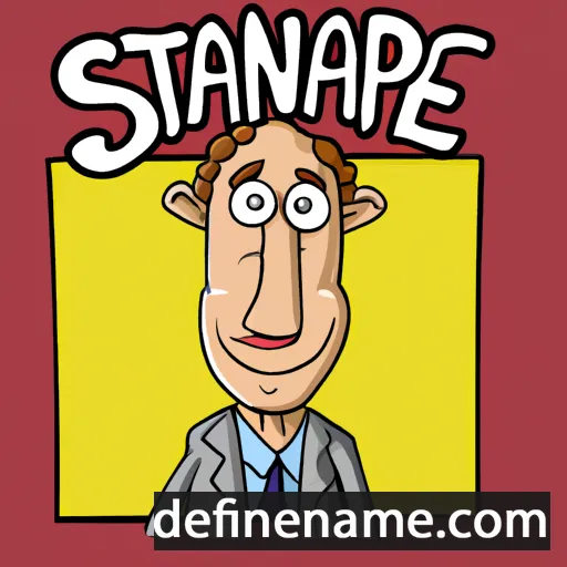 cartoon of the name Stanhope