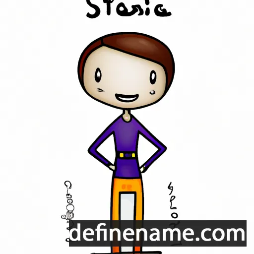 cartoon of the name Stanica