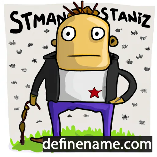 cartoon of the name Stanimierz