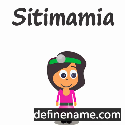 cartoon of the name Stanimira