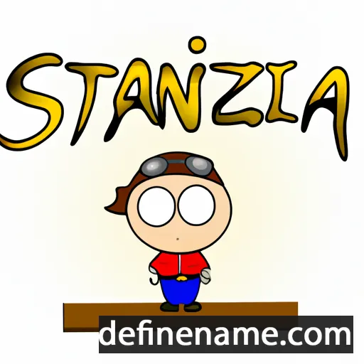 cartoon of the name Stanizza