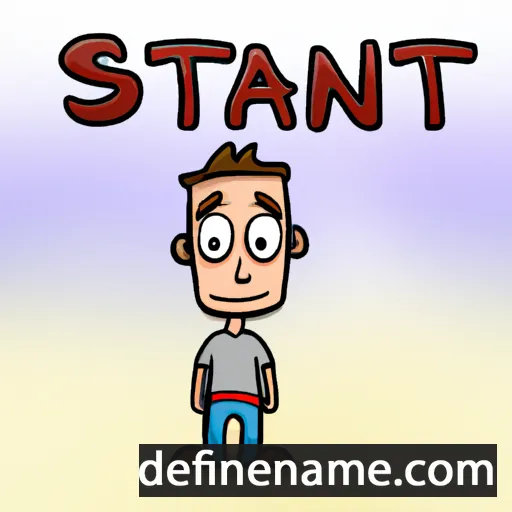 cartoon of the name Stann