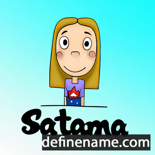 cartoon of the name Stanna