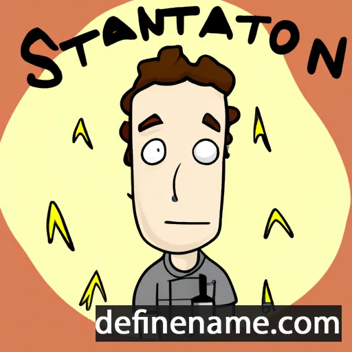 cartoon of the name Stanton