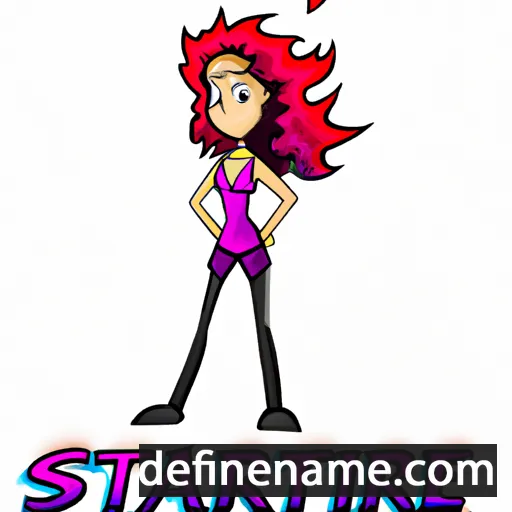 Starfire cartoon