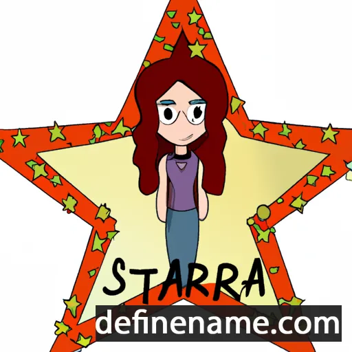 cartoon of the name Staria