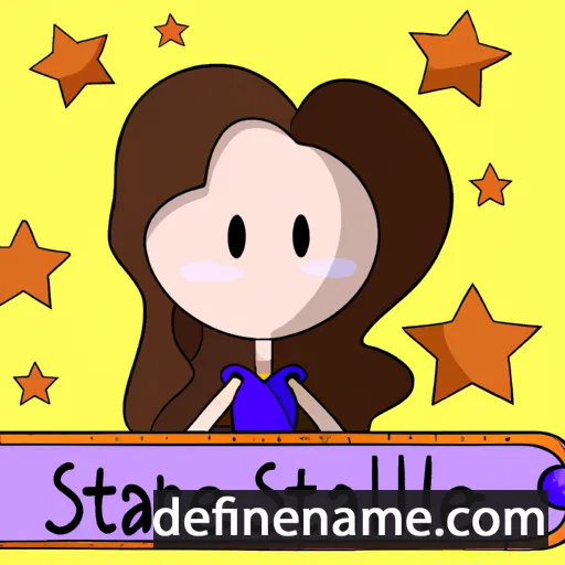 cartoon of the name Starlee