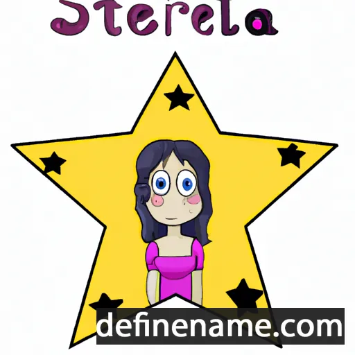 cartoon of the name Starlena