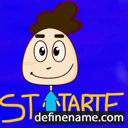 cartoon of the name Starrie