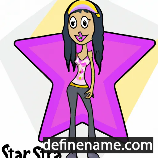 Starrla cartoon