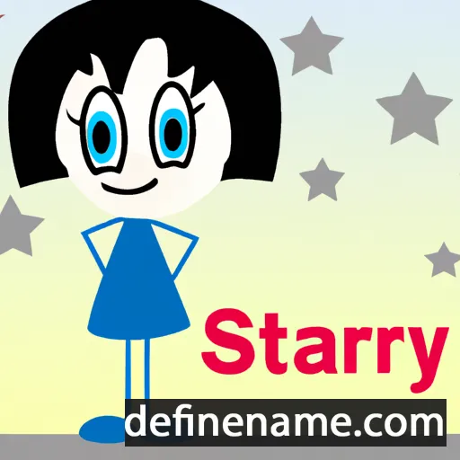 Starry cartoon