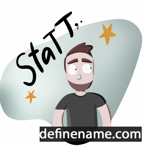 cartoon of the name Staś