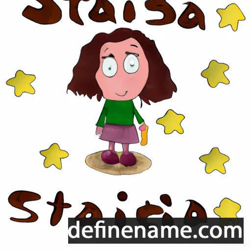 cartoon of the name Staška