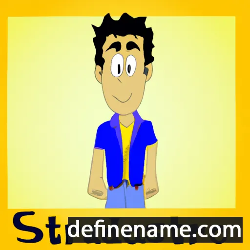 cartoon of the name Stasandro