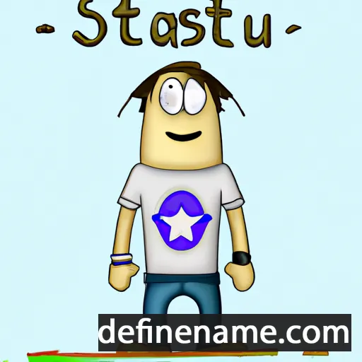 cartoon of the name Stasiu