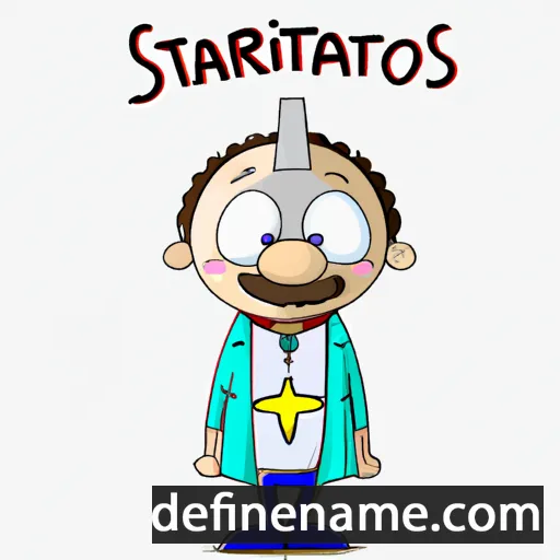 cartoon of the name Staurakios