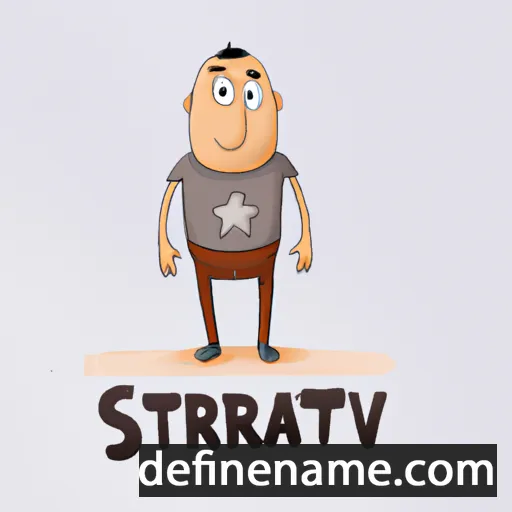 cartoon of the name Stavriy