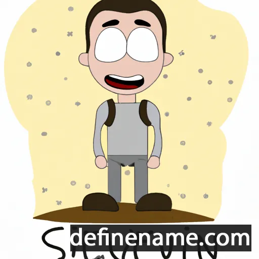 cartoon of the name Stévini