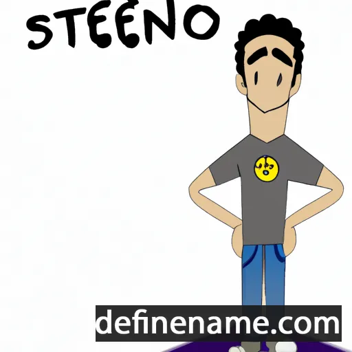 cartoon of the name Stênio