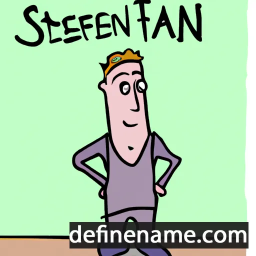 cartoon of the name Steaffan