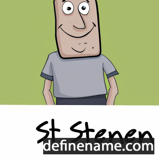 cartoon of the name Steen